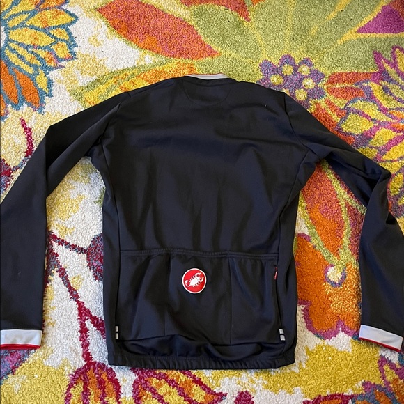 CASTELLI GPM FULL ZIP FLEECE LONG SLEEVE CYCLING JERSEY MENS SIZE LARGE - Picture 8 of 9